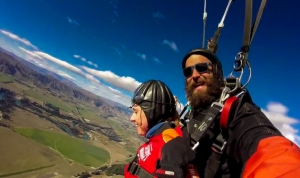 nowa zelandia new zealand skydive wanaka skok ze spadochronem
