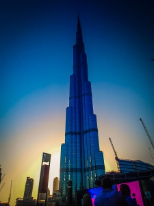 dubaj zdjednoczone emiraty arabskie burj khalifa noca