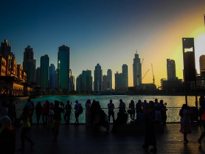 dubaj zdjednoczone emiraty arabskie panorama miasta