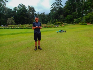 sri lanka nuwara eliya ogrod botaniczny dron