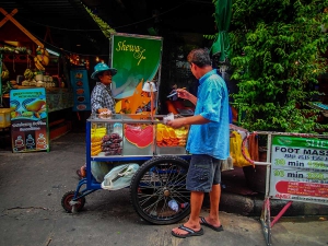tajlandia bangkok streetfood wozek