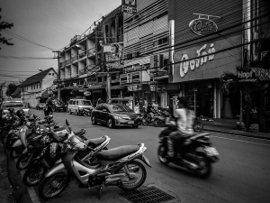 tajlandia chiang mai centrum skutery