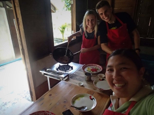 tajlandia chiang mai thai farm cooking school nauka gotowania farma selfie z benny