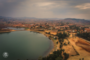 madagaskar madagascar antsirabe lac andraikiba drone jezioro